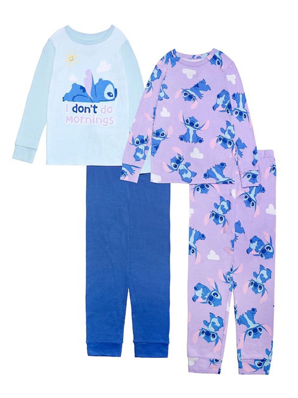 Disney’s Lilo & Stitch “Lazy Stitch” 4-pc Pajama Set